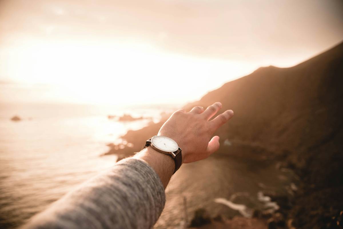 I found this company, Thread Etiquette, when they just launched their brand. I have been following their company for years and love their products. This is one of their watches on my wrist while looking at the gorgeous sunset in Baja California.