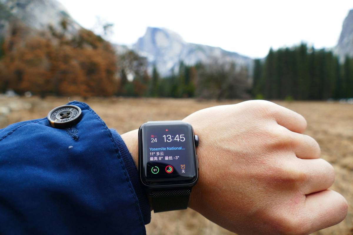 a person wearing a watch